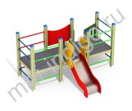 ДИО 5.022 Манеж с горкой Н=700мм